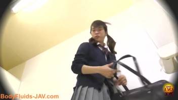 Japanese female defecates 2